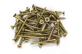 фото товара Саморезы жёлтые по дереву 90 мм